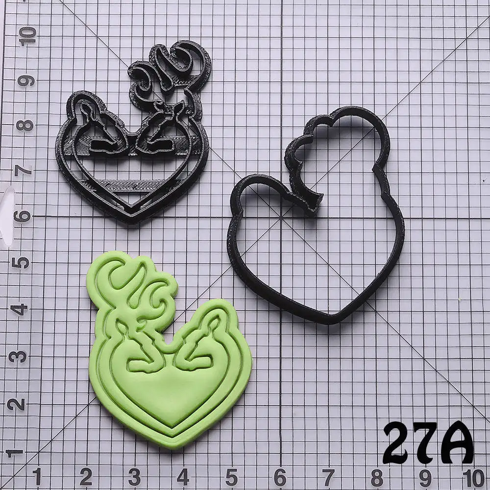 

Heart Design Shape Cookie Cutter Set Organ Series Custom Made 3D Printed Fondant Biscuit Cutter Stamp Kitchen Accessories