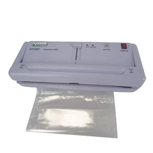 220VPlastic bag vacuum wider sealing shrinker tool DZ-280 equipment food saving cloth medical electronic package packing machine