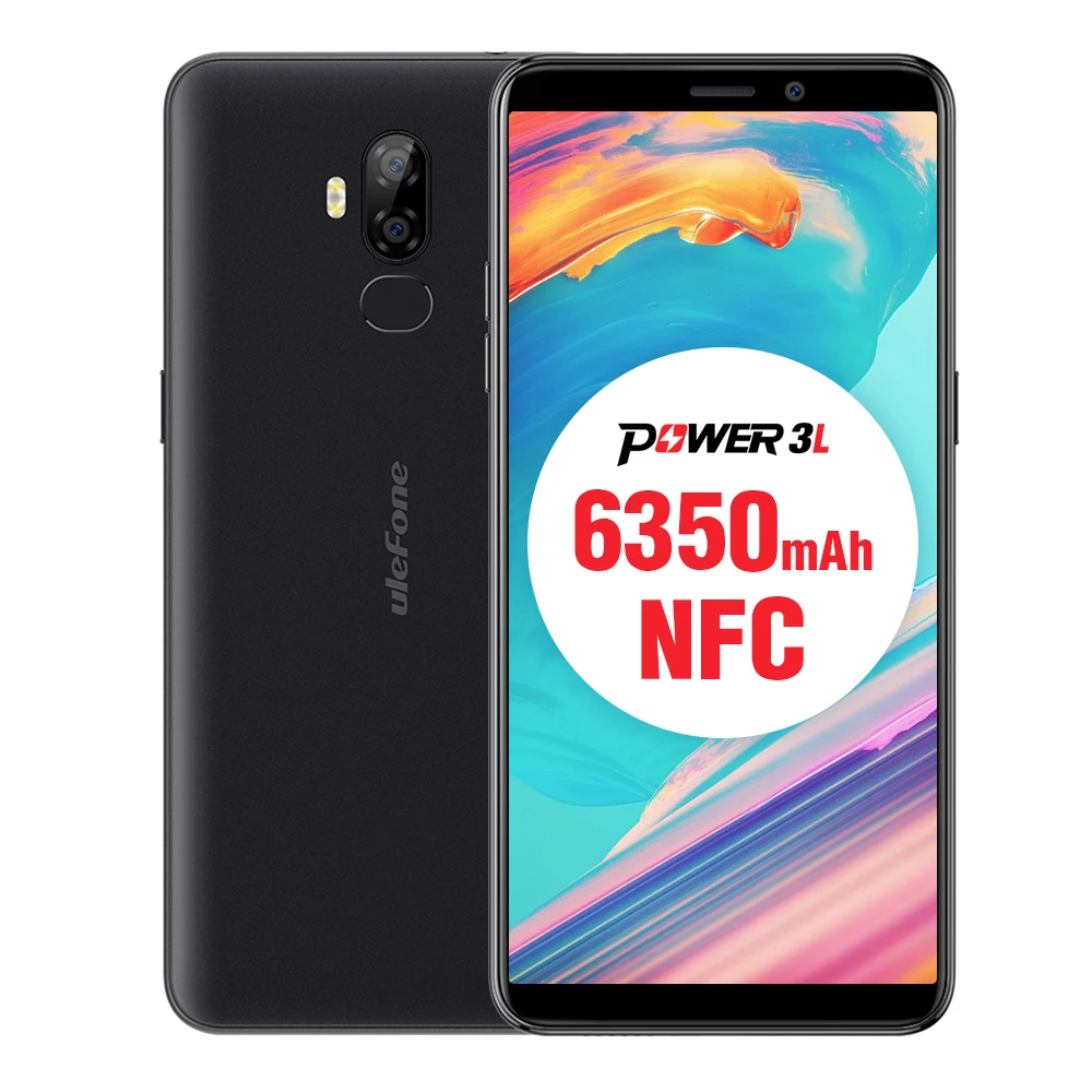 Ulefone Power 3L смартфон с 5 дюймовым дисплеем четырёхъядерным процессором MTK6739 ОЗУ 2 Гб