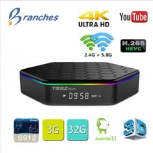 T95Z plus smart tv box Android 7 1 TV BOX Amlogic S912 Set Top box font