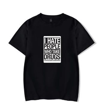 

I Hate People letter print casual T-shirt Short sleeve t-shirt unisex loose short-sleeved shirt new hot short-sleeved T-shirt