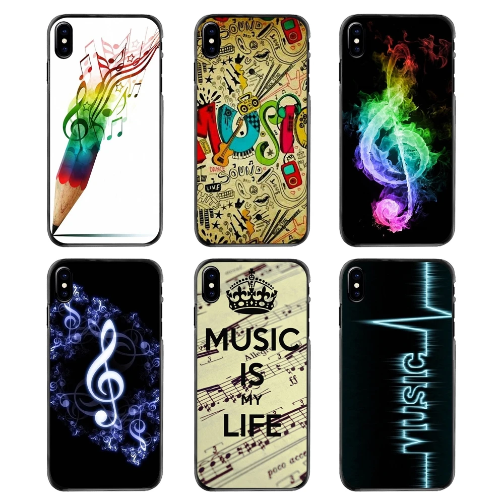 For Sony Xperia X XA XZ M2 M4 M5 C3 C4 C5 T3 E4 E5 Z Z1 Z2 Z3 Z5 Compact Accessories Bag Case music is my life Art Pattern Print |