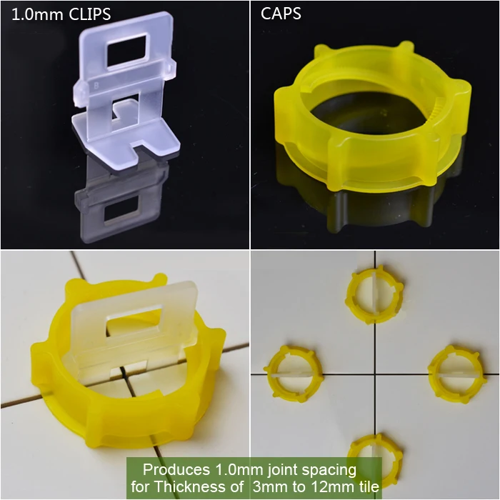 Система выравнивания плитки крышка и 1,0 мм толщина плоское дно клип тип для 3-12 мм толщина плитки дома пол стены dec