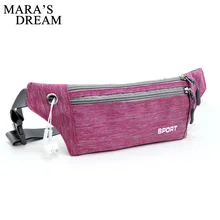Мужская поясная сумка Mara's Dream холщовая поясная сумка дорожная сумка Женская легкая с отверстием для наушников Противоугонная сумка подходит для " телефона