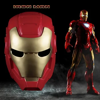 

Halloween Gift Movie Theme Cosplay Masquerade Ghoul Scary Ghost Skull Party Home Decoration Resin Iron Man Mask