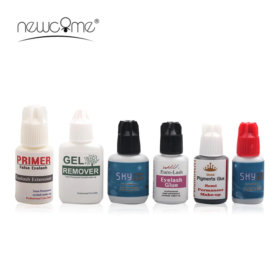Sky Eyelash Glue,Cleaner Primer,Gel Remover for Individual