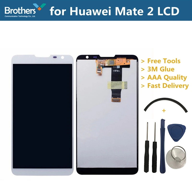

LCD Display for Huawei Mate 2 LCD Screen Touch Screen Digitizer for Huawei Asend Mate 2 LCD Assembly 6.1'' Phone Replacement Top