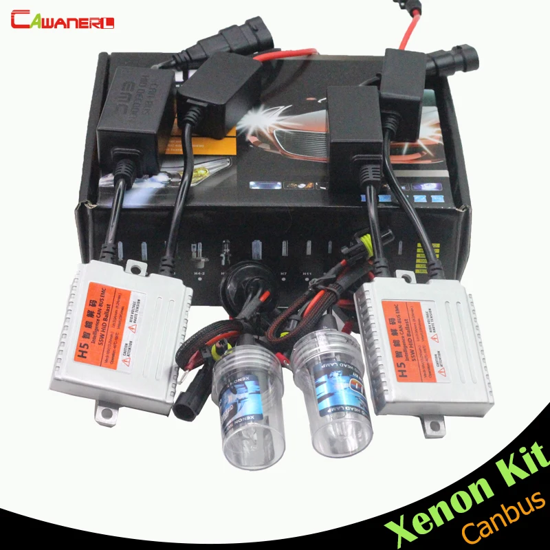 Cawanerl 880 881 55 Вт Canbus ксеноновая балластная лампа без ошибок HID комплект AC 3000K 15000K