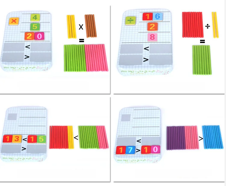 Детские развивающие игрушки, многофункциональная цифровая коробка, игрушки Монтессори, Обучающие образовательные Математические Игрушки, математика для детей