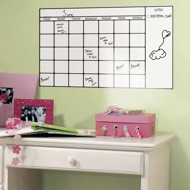 Whiteboard Wall Sticker Kids Bedroom Drawing Erasable White Board Whiteboard Wall Sticker Kids Bedroom Drawing Erasable White Board Removable Pvc Wallpaper