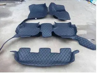 

High quality! Custom special floor mats for Right Hand Drive Toyota Kluger 7 seats 2014-2007 waterproof carpets for Kluger 2013