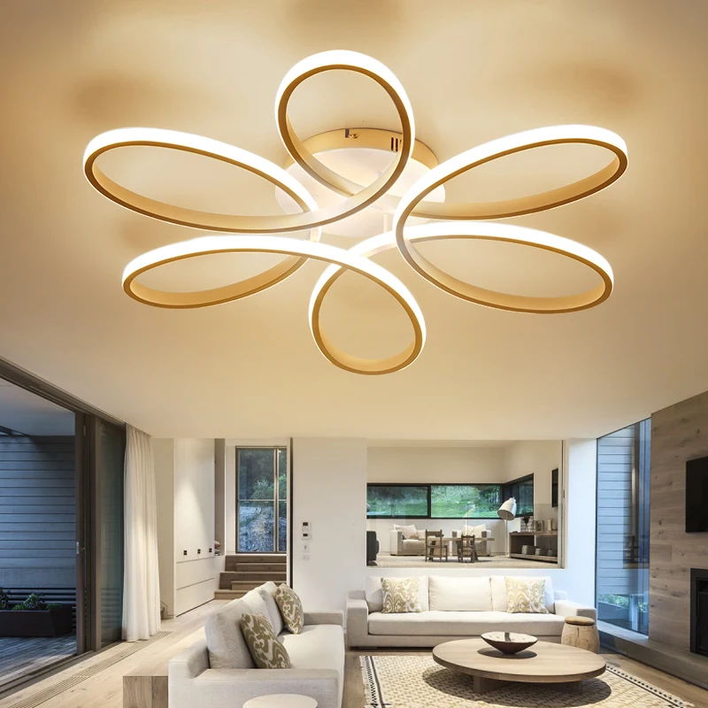 

Lustre Ceiling Lights LED Lamp For Living Room Bedroom Study Room Home Deco AC85-265V Modern White surface mounted Ceiling Lamp