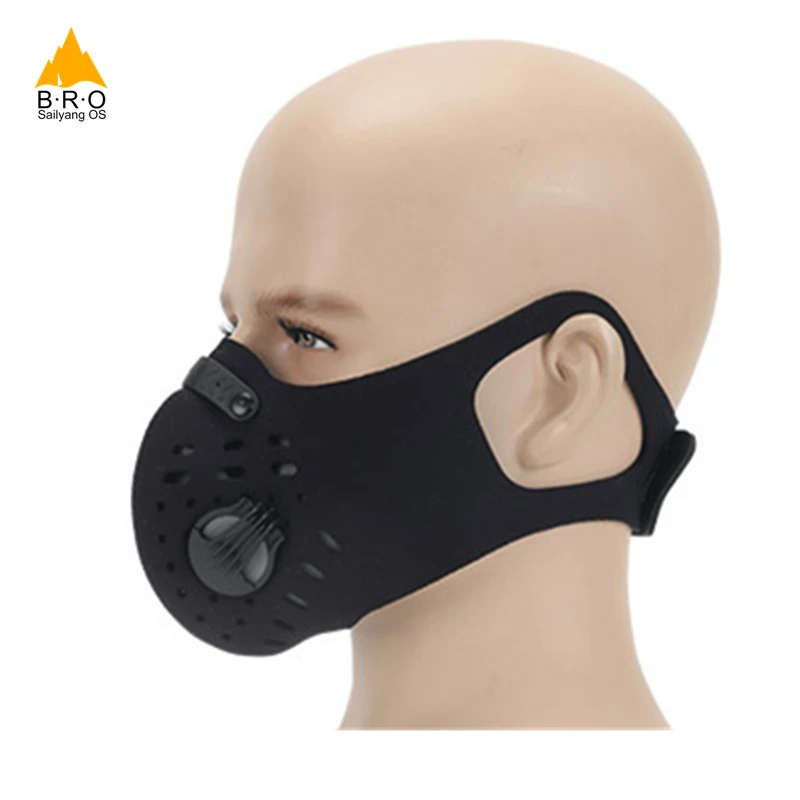 

Cycling Face Mask With Filter PM 2.5 Ski Dust Proof Windproof Bike Mask Half Face Shield Training Running Bicycle Sport Mask
