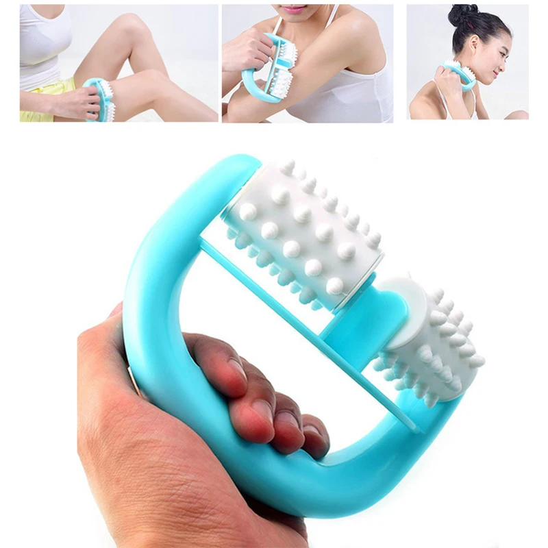 

Blue D Type Fat Control Roller Massager Cellulite Leg Abdomen Neck Buttocks Fast Anti Cellulite Face Lift Tools Dermaroller