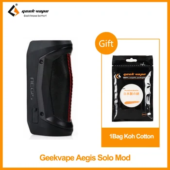 

Original Geekvape Aegis Solo TC Box Mod Output 100W Power/TC/TCR/VPC/BYPASS Mode VS Aegis Mini Mod Electronic Cigarette