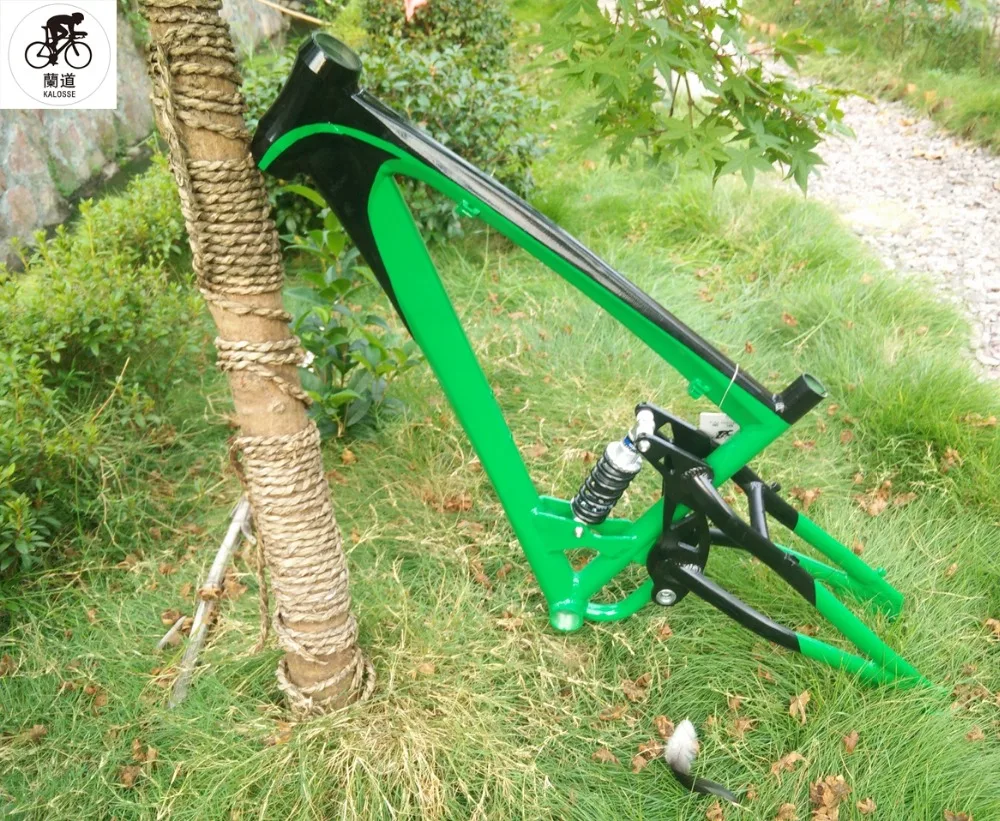 Perfect Kalosse 165mm travel, 26*17inch bicycle alloy  frame ,  DH bike frame, 135*9mm rear hubs , Downhill mountain  bike frame 1