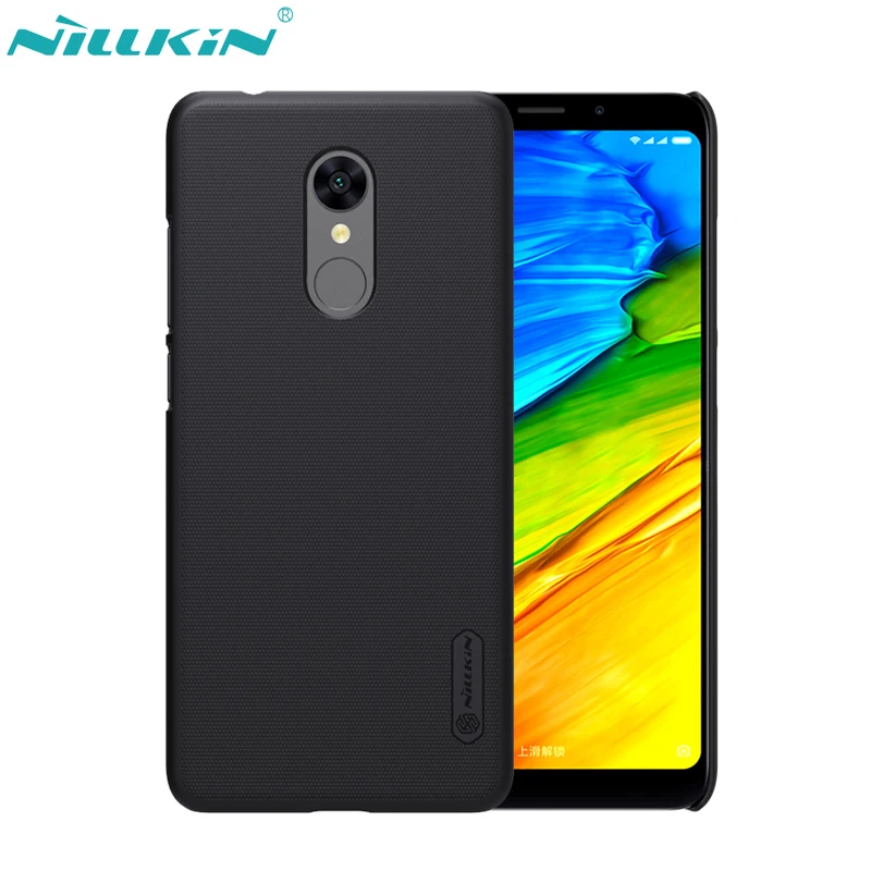 

NILLKIN Mobile Phone Cases For Xiaomi Redmi 5 Case Cover 5.7'' Hard PC Protective Shell Frosted Back Cover & HD Screen Protector