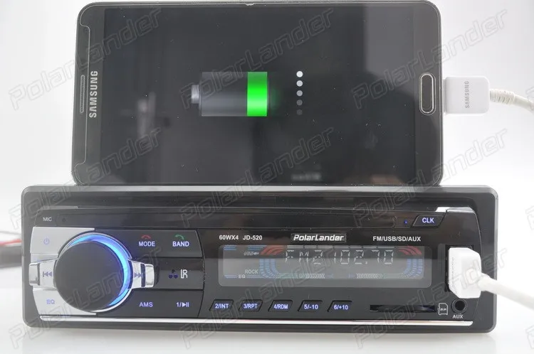 Автомобильный Встроенный mp3-плеер аудио стерео Bluetooth USB FM радио Универсальный 1 Din MP3 плеер Пульт дистанционного управления