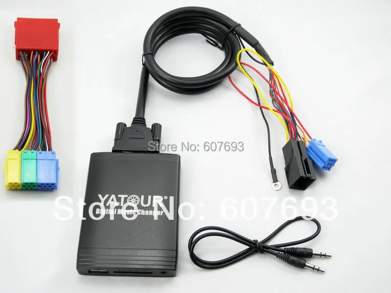 

Yatour MP3 USB AUX interface adapter for Audi/VW/Skoda/Seat 1999-2006 without Navigation system Digital CD changer emulator