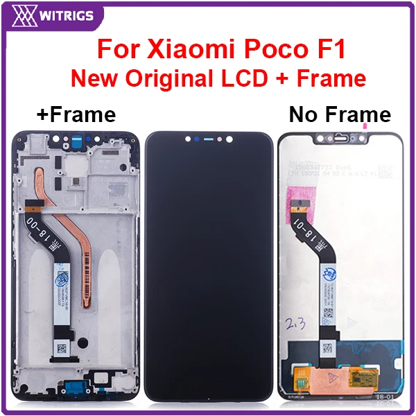Оригинальный новый для Xiaomi Pocophone F1 ЖК дисплей кодирующий преобразователь