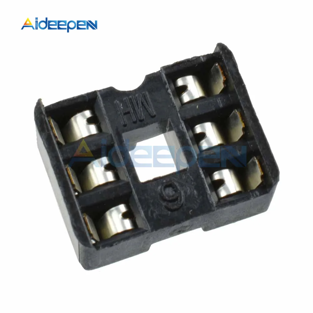 

10pcs/Lot DIP IC Socket Adaptor PCB Solder Type DIP Socket 6PIN DIY