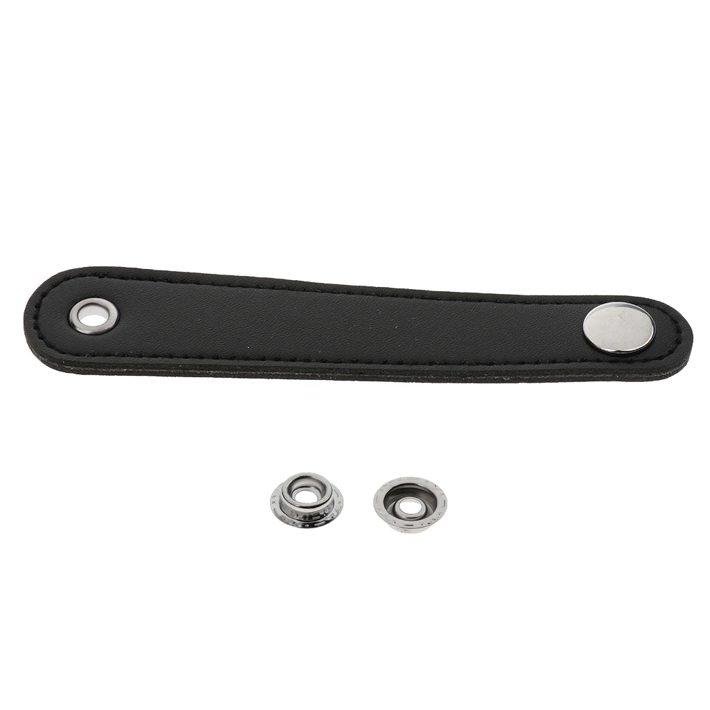 2 Pcs Accordion Leather Strap Buckle Musical Instrument Parts Accessories Replacement for Old or Broken Strap  Buckle
