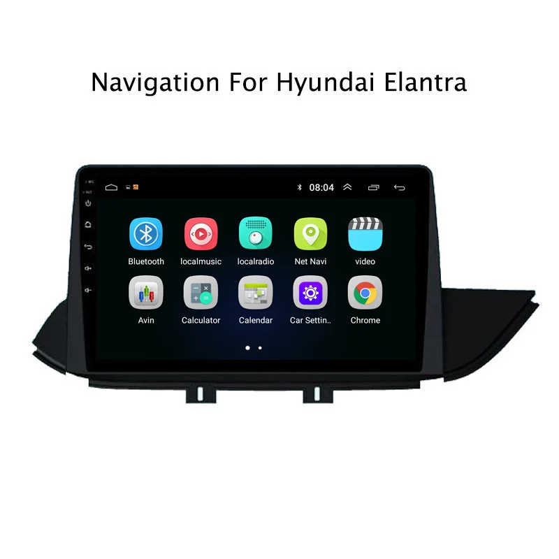 Discount 9" 2.5D IPS Android 8.1 Car DVD GPS Player For Hyundai Elantra Car Radio Stereo Head Unit with Navigation 2