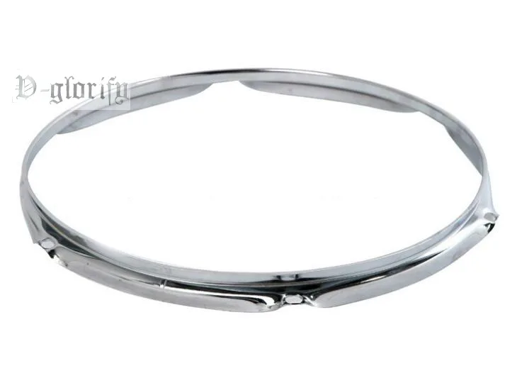 silver 12inch 6hole 12.13.14 дюймов 6 отверстий snare барабан обод барабан обруч - Цвет: silver 12inch 6hole