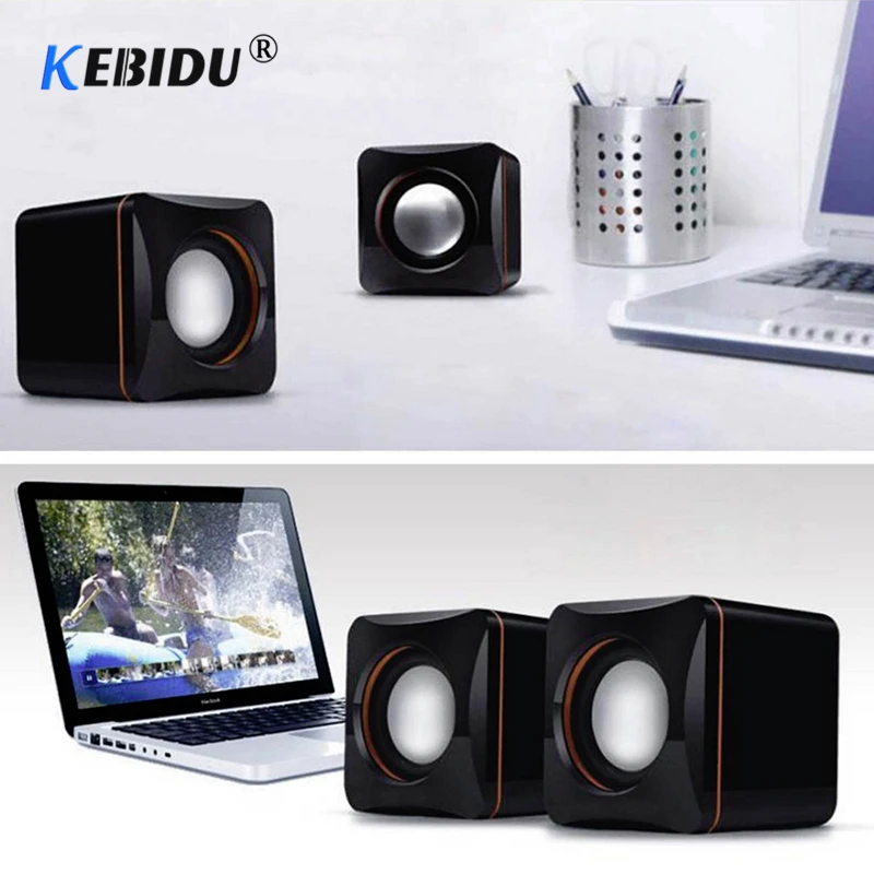 

kebidu Portable USB Mini Audio Music Player Speaker for Computer Laptop for iPhone MP3 Laptop PC