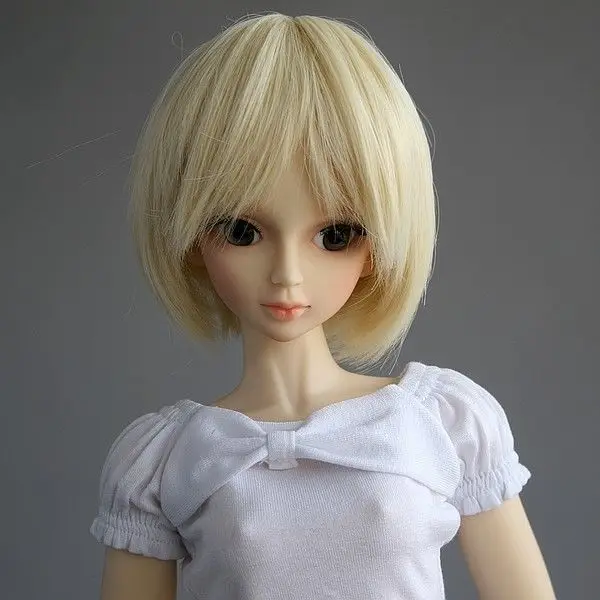 [Wamami] блонд свиной хвост оснастки амфибия парик для 1/3 СД DOD BJD Dollfie 8 &quot 9&quot|wig 1/3|1/3 bjd