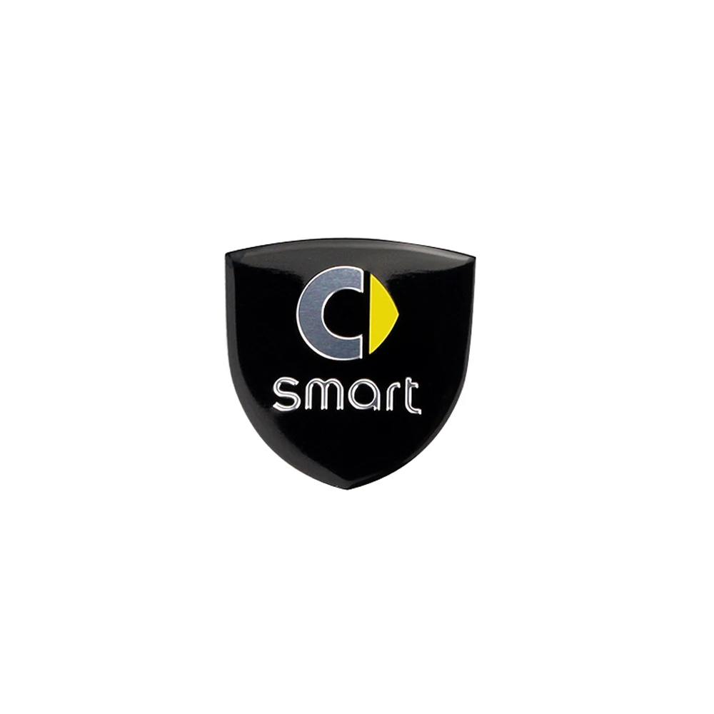 2pcs Auto Metal Car Sticker For Smart Fortwo Forfour Forspeed Forjeremy