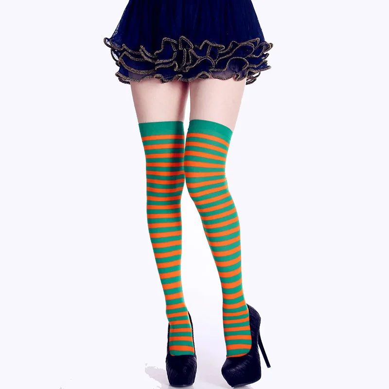My sky Knee High Socks 3D Print Long Stockings Cosplay Tight High Socks