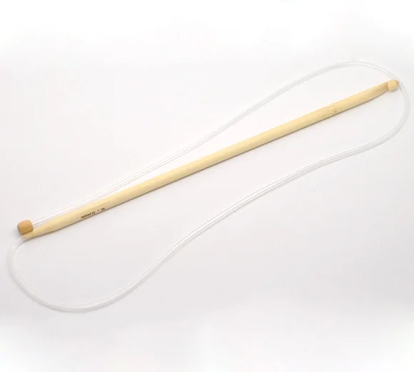DoreenBeads 85 см(33,") Бамбуковые крючки для вязания крючком, 6,5 мм, продается в упаковке 1 новинка