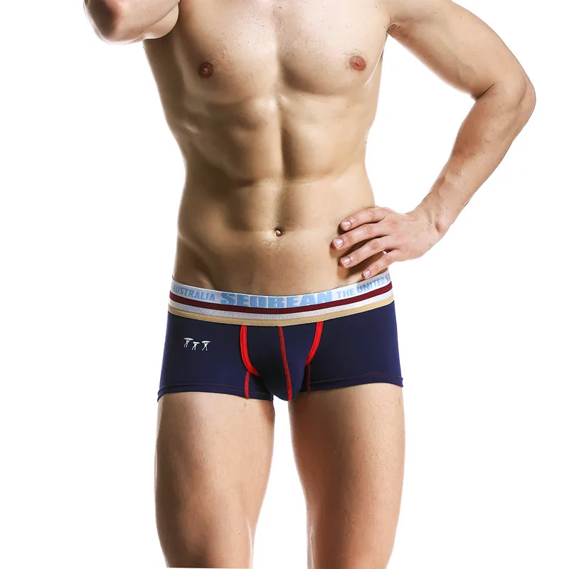 

Freeshipping 2014 new intouch Sexy underwear U convex men's cotton briefs trace a formula briefs 3colors M L XL