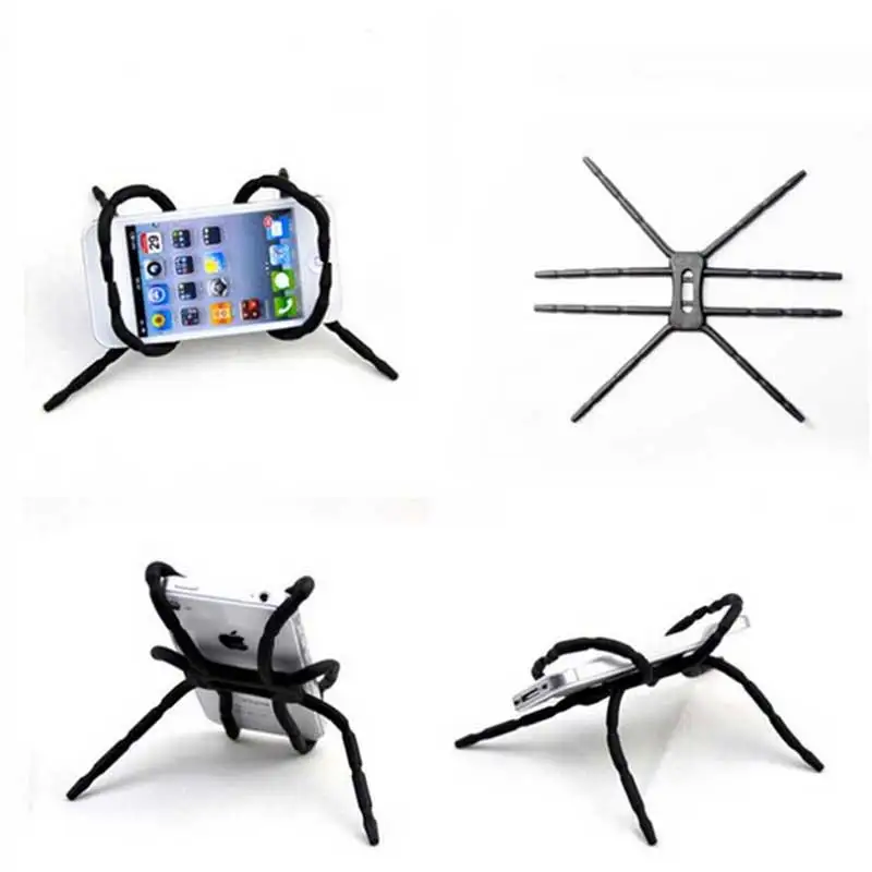 

Spider Universal Holder Bracket Stands For iphone 6 6s 7 Plus 5 SE Stent For Samsung S7 S6 edge S5 Car Holder Phone Accessories