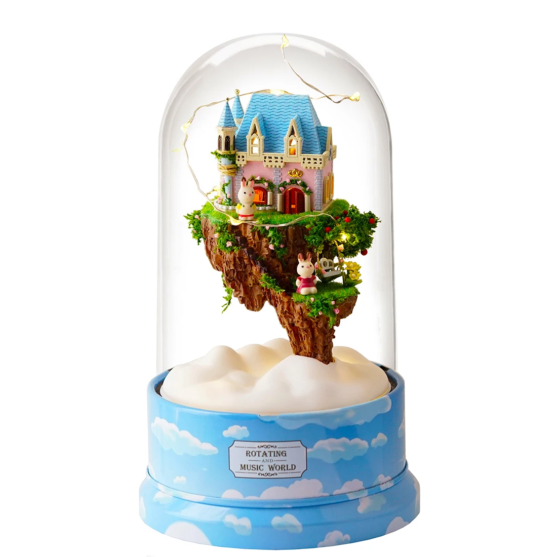 

Interesting Dollhouse Rotating the World of Music Sky Dream 3D Assembly DIY Household Creative House Christmas Gift Toys For Kid