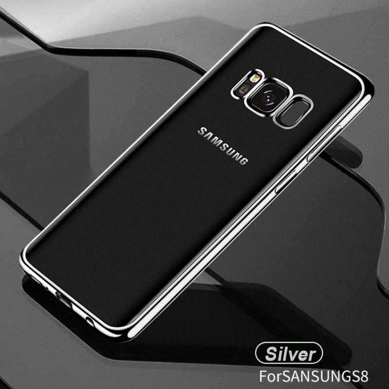 Роскошный силиконовый чехол с покрытием для samsung galaxy S6 S7 Edge samsung S9 S8 Plus S3 S4 S5 samsung Note 3 4 5 Note 8 чехол для сотового телефона