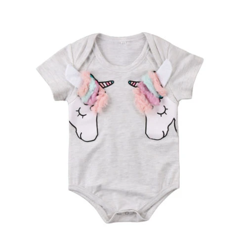 unicorn romper baby