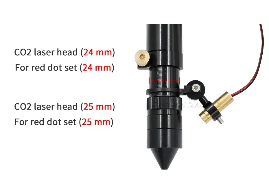 Диодный модуль Red Dot набор позиционирования DC 5V для DIY Co2 лазерная гравировка режущая головка