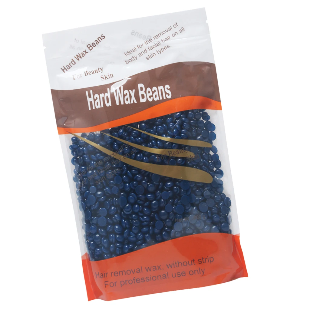 No Strip Body Depilatory Hair Cleaner Hot Film Wax Beads Waxing Hair Removal Beans 2x300g (Chamomile+Lavender)