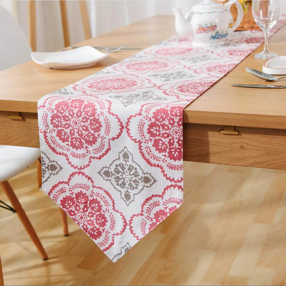 2017 New Arrival High Quality Chinese Traditional Pattern Linen Table