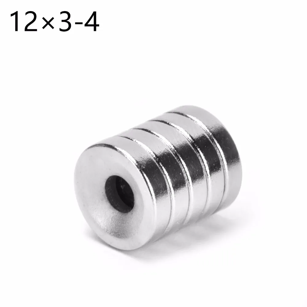 20pcs N50 Strong Disc Neodymium Rare Earth Countersunk Magnets 15 x 3mm Hole 3mm