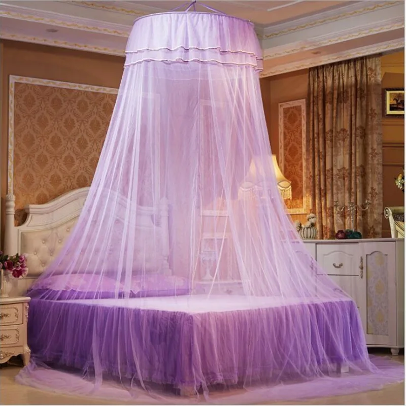 Декор для спальни висячий купол москитная сетка тонкая сетка, универсальные москитные сетки для двойной кровати, кровать сетчатый балдахин палатка для путешествий - Цвет: zise