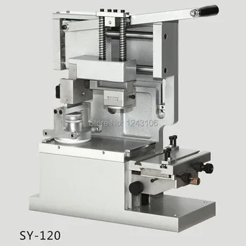 

SY-120 Desktop Manual Pad Printer,round pad printing machine,ink printer,move ink pad printing machine(with ink cup,white color)