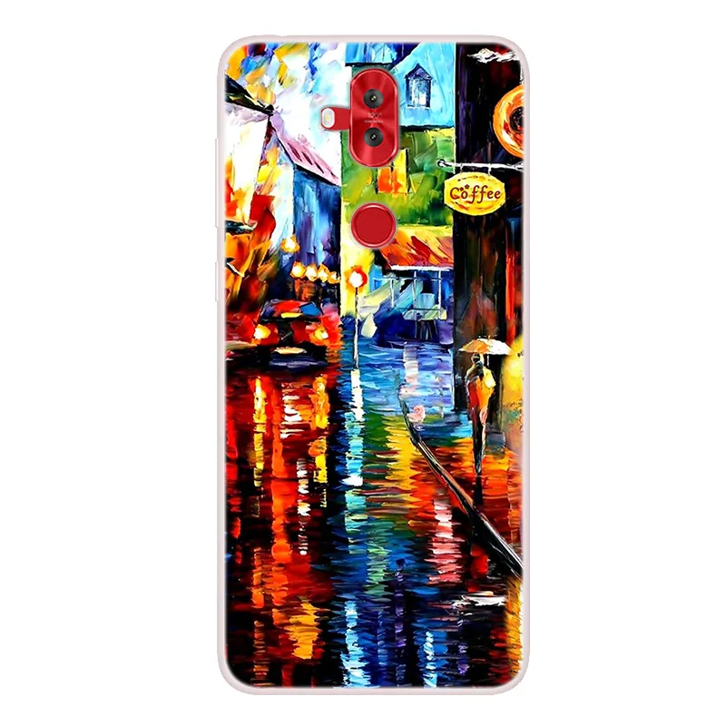 Чехол для Asus Zenfone 5 Lite ZC600KL милый мягкий силиконовый чехол из ТПУ задней панели