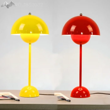

American Table Lights Simple LED Iron Lamps Bedroom Study Hotel Bedroom Restaurant Lights Bar Coffee Shop Decoration Table Lamp