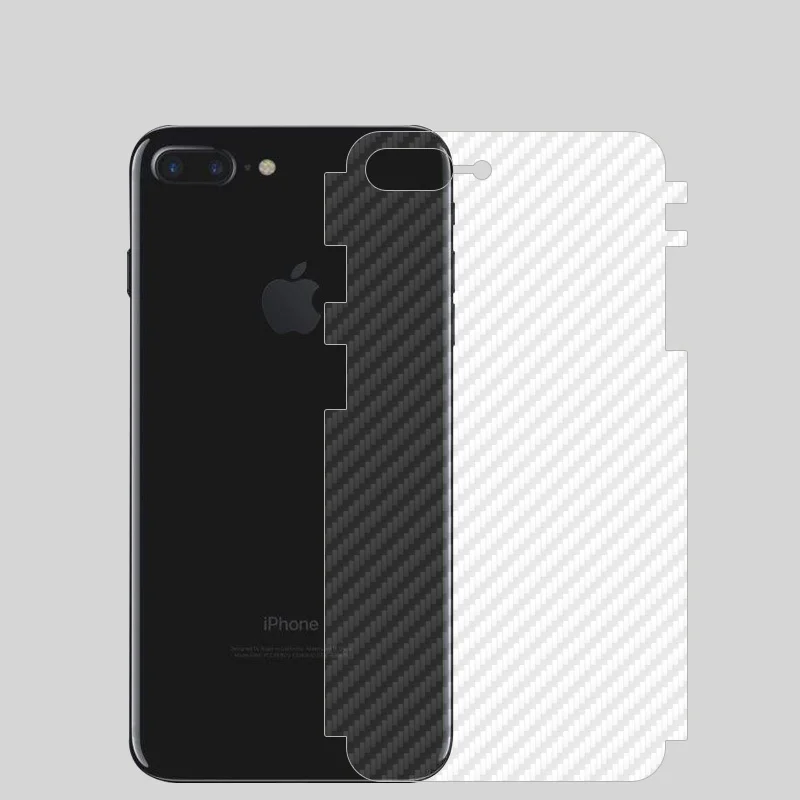 5 шт. Защитная пленка для задней панели iPhone X XS MAX XR углеродное волокно защита от
