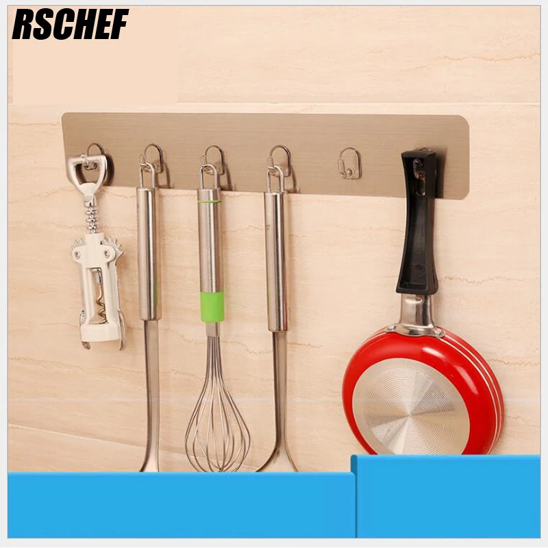RSCHEF 1 pcs Home creative hooks kitchen wall hooks no holes no marks