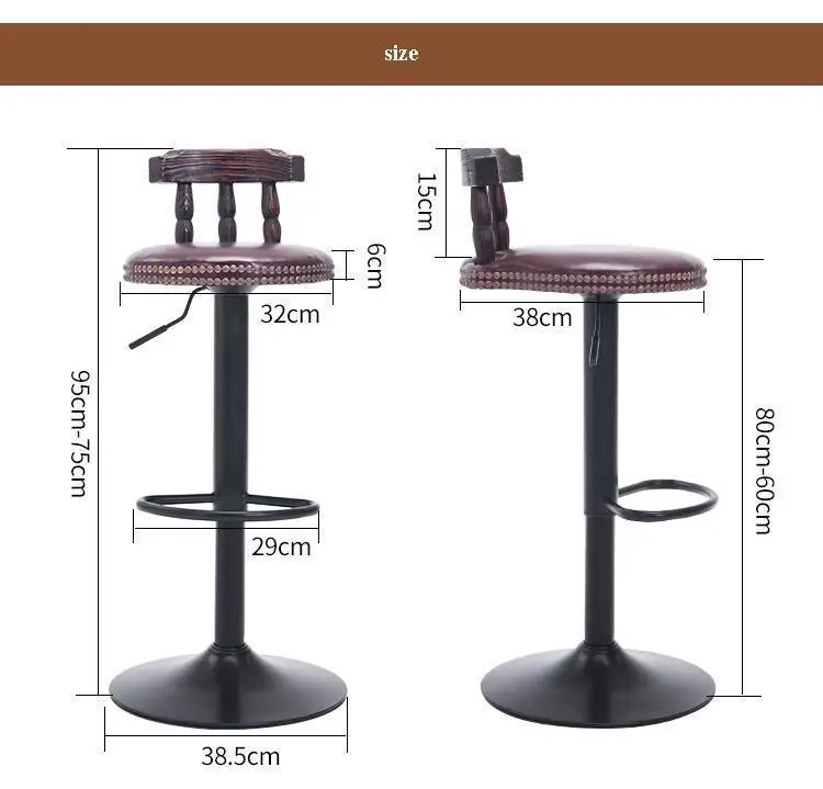bedroom computer chair lifting rotation living room tea house stool