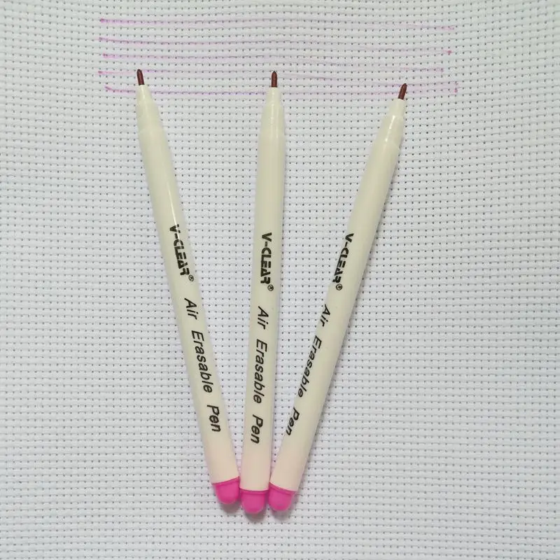 VCLEAR розовая воздушная стираемая ручка Chaco Ace 3 шт авто исчезающая ручка Chako Ace ручка для маркировки одежды ручка текстильный маркер ткань стираемая ручка